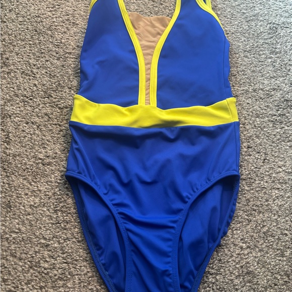 Tiger Friday Other - Tiger Friday AXXS Leotard Blue and Yellow